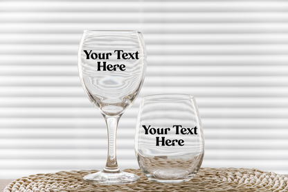 Custom Wine Glasses