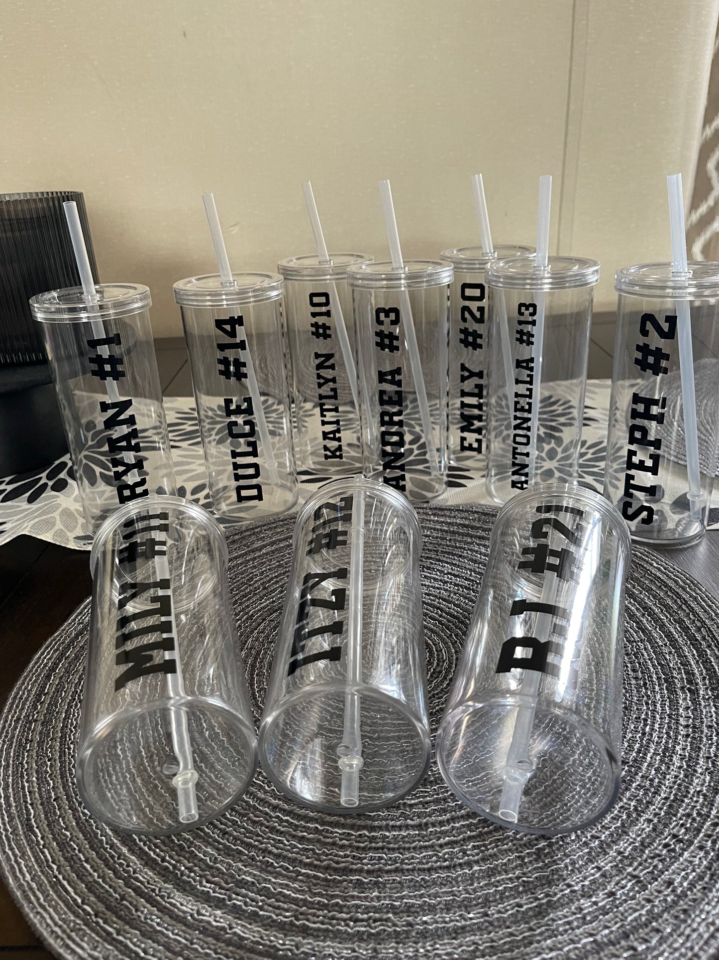Personalized Clear 20oz Tumblers