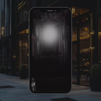 All Black Dinner Party Invitation